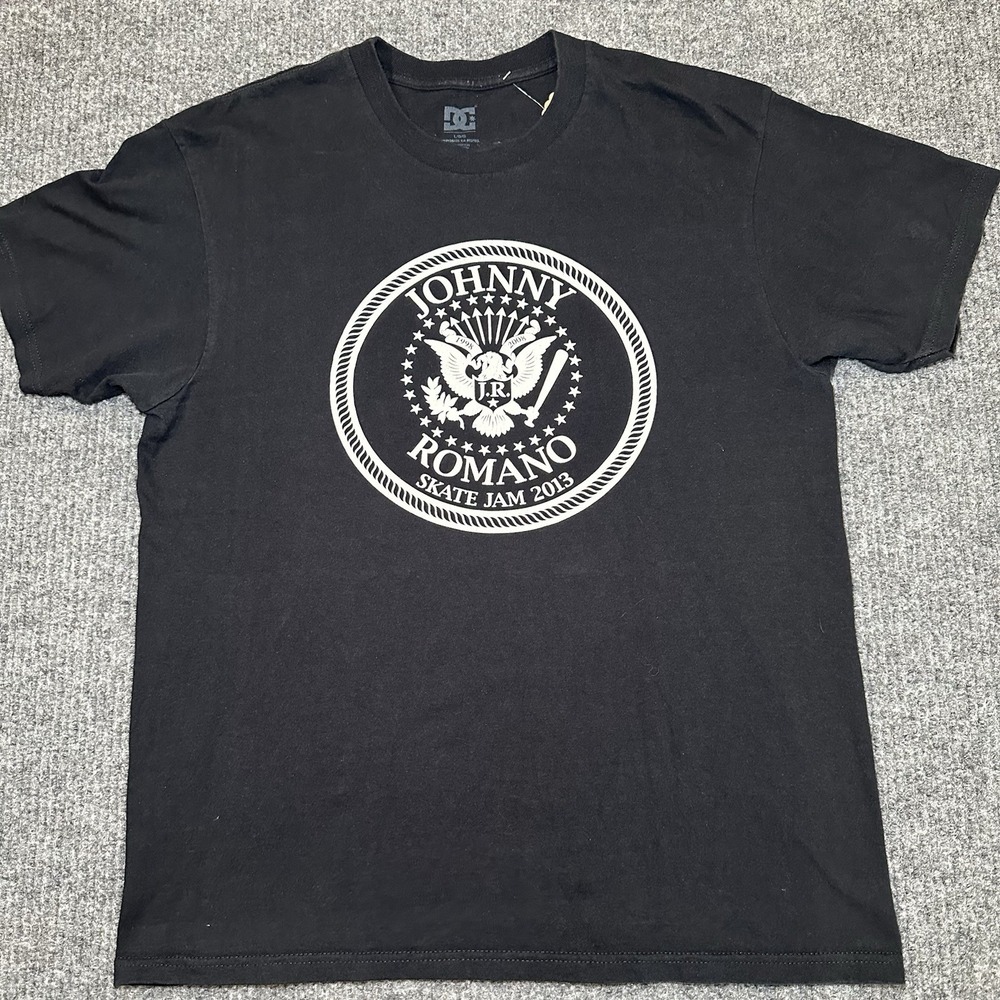 Rare 2013 DC Skate Jam Johnny Romano Memory Shirt Size‎ Large Skateboarding